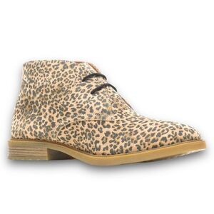 HUSH PUPPIES Bailey Chukka 2 in Leopard Suede Size 7.5W NEW